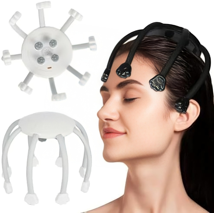 Portable Head Scalp Massager Handheld Cordless Electric Scalp Massager