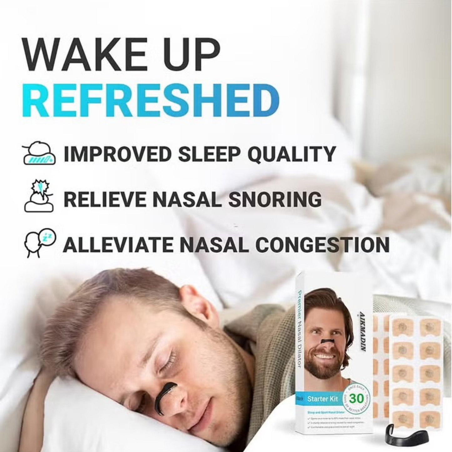 Anti-snoring nose patch
